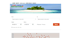 Desktop Screenshot of flights.airlinesanddestinations.com